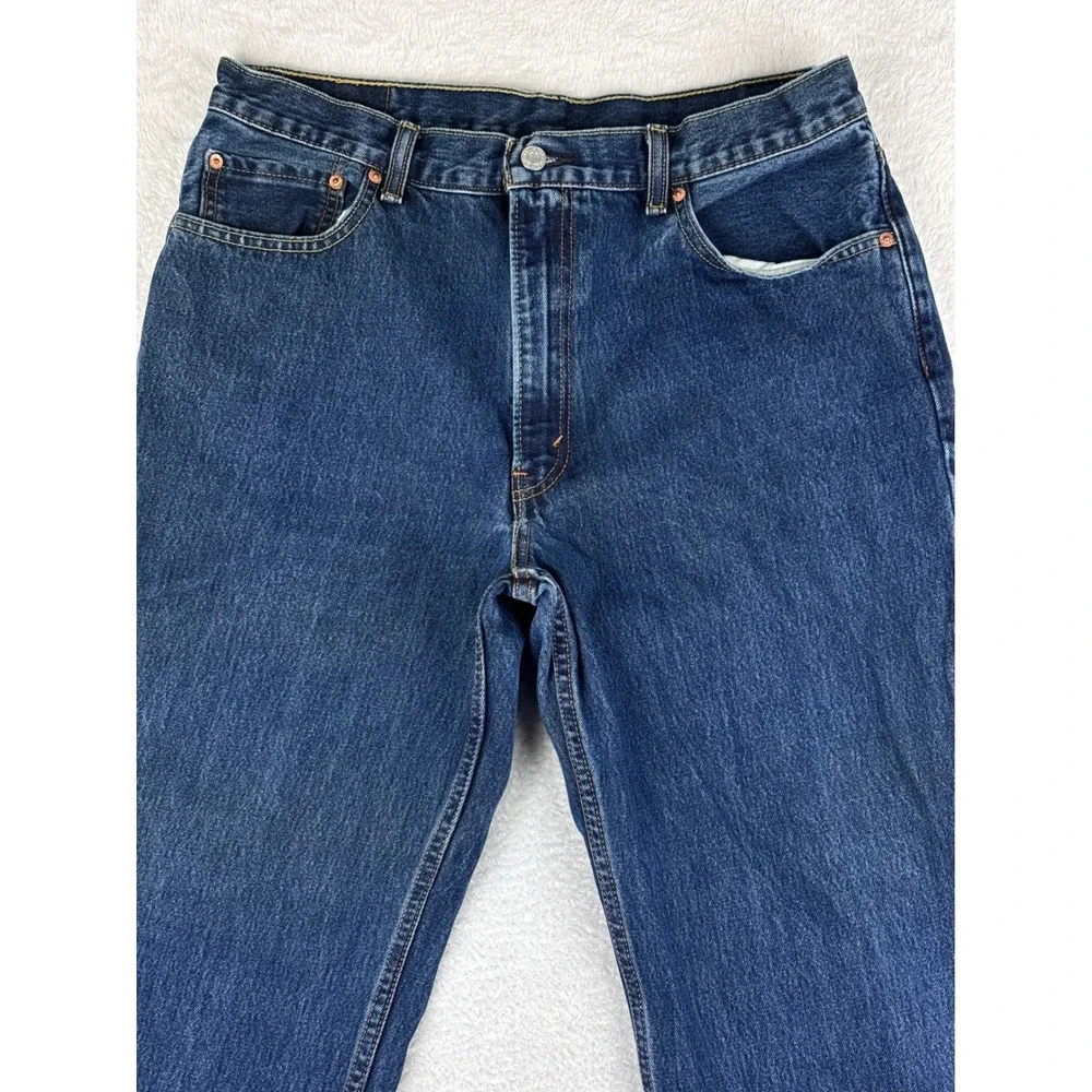 Levi's 550 Relaxed Fit Jeans Medium Wash Denim Everyday Pants‎ W36 L32